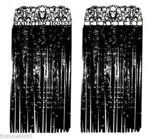 HALLOWEEN DOOR CURTAIN DECORATION HAUNTED HOUSE SELECT RANDOM