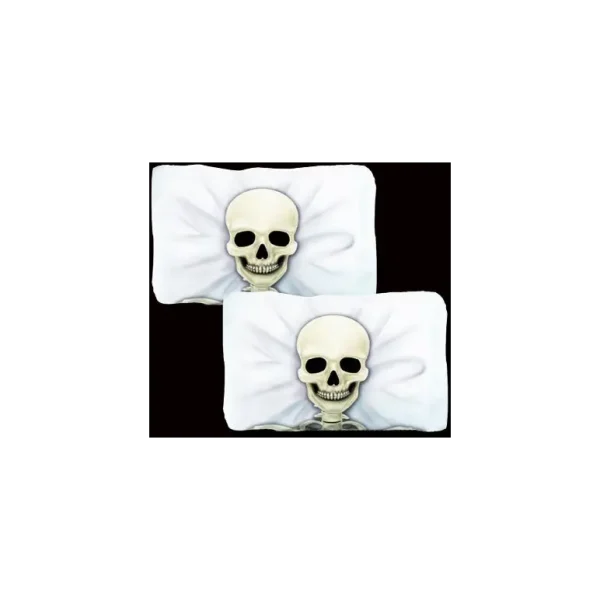 2 SKULL CUSHION COVER