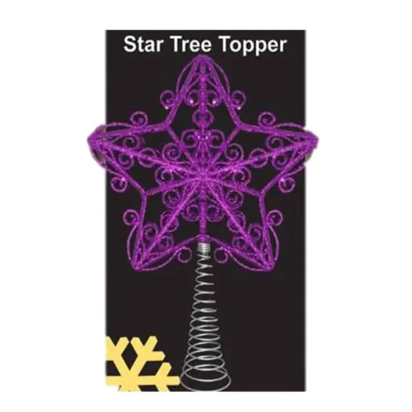 START TREE TOPPER PURPLE