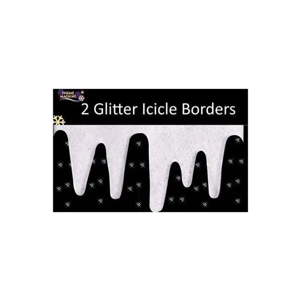 2 ICICLE DRAPE GLITTER 1.2M