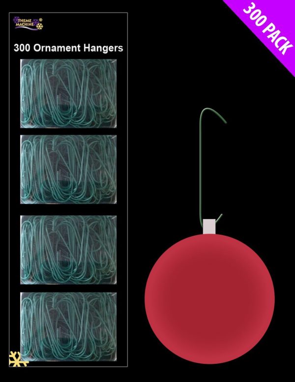 400 CHRISTMAS TREE ORNAMENT BAUBLES HANGERS HOOKS MULTI PURPOSE HOLDERS CRAFT GREEN