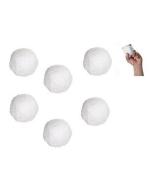 8 FAKE SNOW BALLS 60MM