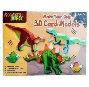 DINOSAUR 3D CARD MODELS