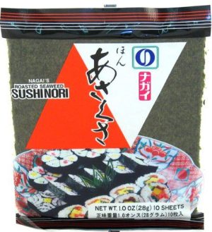 NAGAI ROASTED SUSHI NORI SEAWEED - RED 28G
