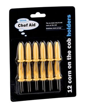 12 CORN ON THE COB HOLDERS ON BLISTER CARD