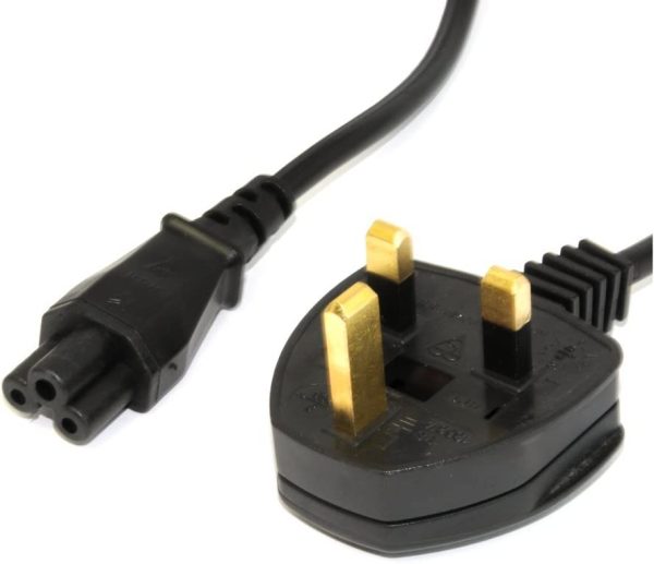 EUROSONIC CLOVERLEAF LAPTOP MAINS LEAD 1.8M