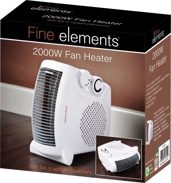 ES HEATER - 2000W FLAT FAN