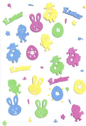 70 FOAM EASTER STICKERS