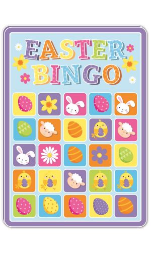 15 EASTER BINGO CARDS