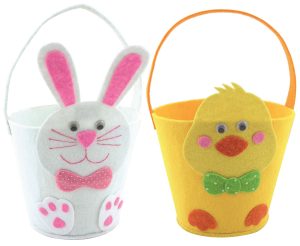 EASTER FELT BASKET BAG
