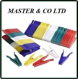 36 PLASTIC ASSORTED COLOURED CLOTHS LAUNDRY PEGS 911154