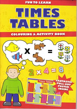 FUN TO LEARN TIME TABLES COLOURING ACTIVITY BOOK