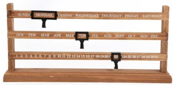 SLIDING WOODEN CALENDAR1