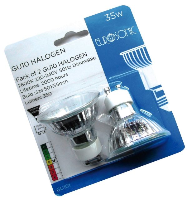 ES SPOT LIGHT BULBS - 35W - PACK OF 2