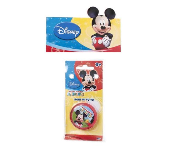 DISNEY MICKEY MOUSE CLUBHOUSE MICKEY LIGHT UP YO YO - TRANSLUCENT RED