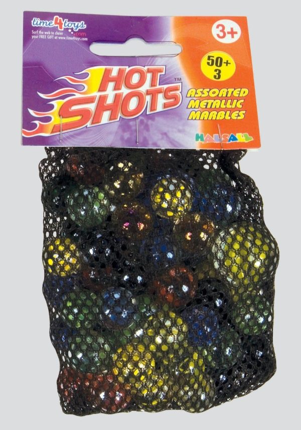 HOT SHOTS PACK OF MARBLES 50