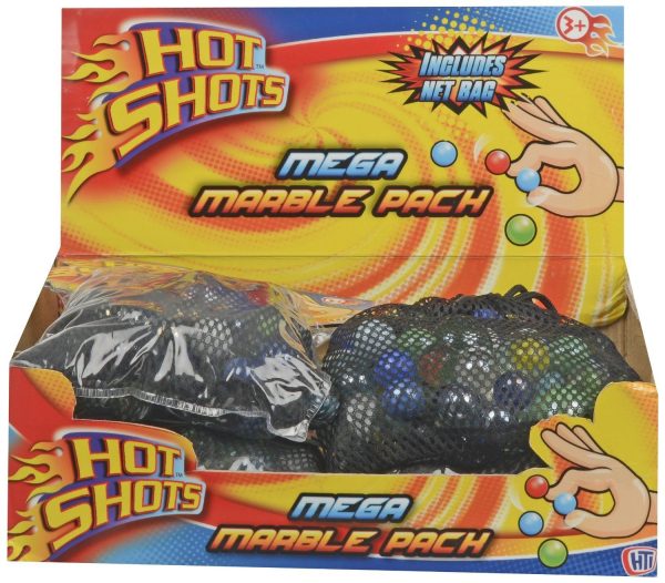 CLASSICS MEGA MARBLES PACK OF 72 WITH STORAGE BAG