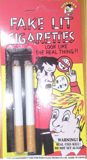 FAKE SMOKING CIGARETTES - PACK OF 1