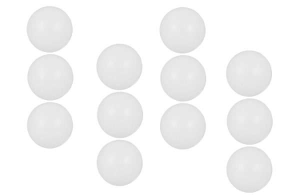 PACK OF 12 PLAIN WHITE TABLE TENNIS BALLS PING PONG