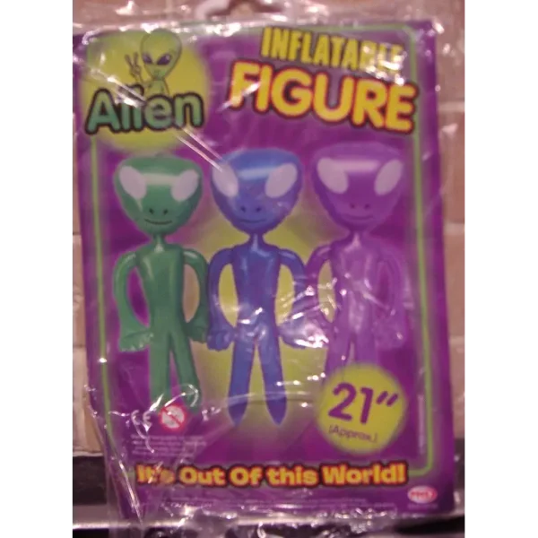 INFLATABLE 21 ALIEN SPACE DOOD - ASSORTED COLOURS