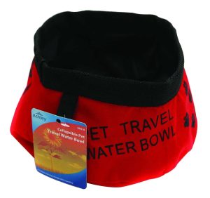 COLLAPSIBLE DOG / PET TRAVEL PORTABLE WATER BOWL