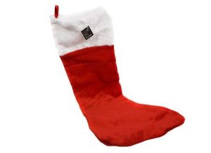 GIANT VELVET CHRISTMAS / XMAS SANTA STOCKING 82CM X 47CM (I.E. SANTA SACK IDE