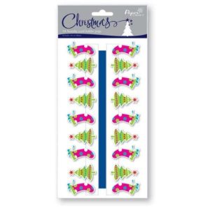 FUNKY - NOVELTY CHRISTMAS / XMAS TREE ~ STOCKING DESIGN CARD HOLDER HOLDER CR