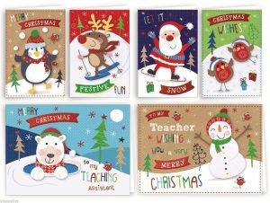 32 FOIL CHRISTMAS SCHOOL CARDS