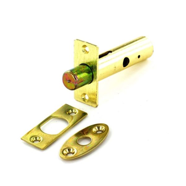 SECURIT S1062 SECURITY DOOR BOLT BRASSED 60MM