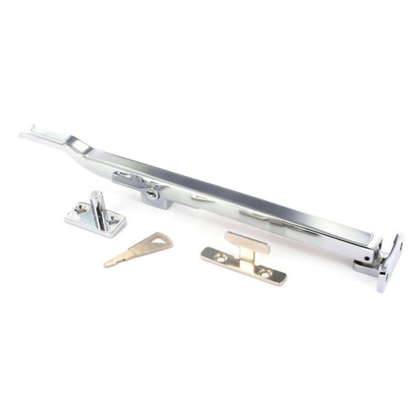 SECURIT S1074 LOCKING WINDOW STAY CHROME 250MM