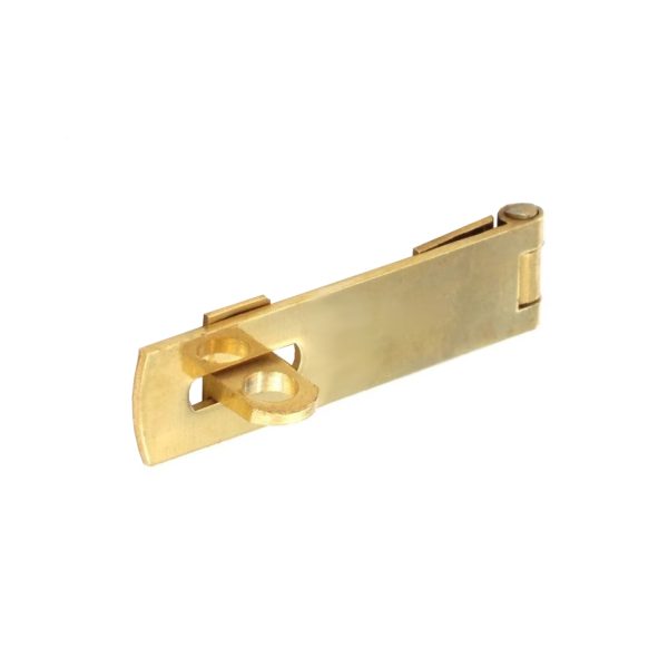 SECURIT S1463 BRASS HASP & STAPLE 63MM