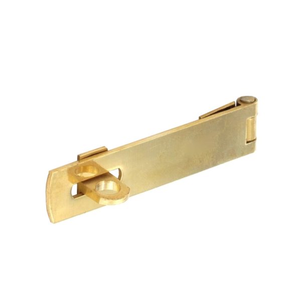 SECURIT S1464 BRASS HASP & STAPLE 75MM