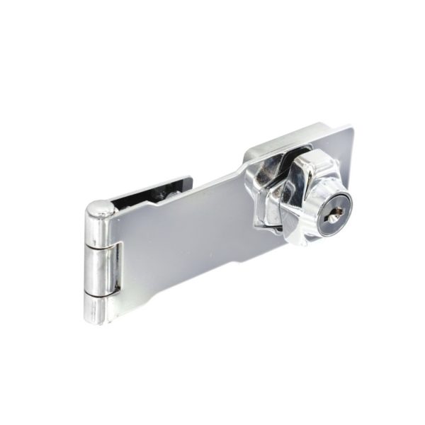 SECURIT S1480 LOCKING HASP CYLINDER ACTION CHROME 75MM