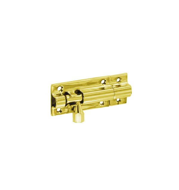 SECURIT S1522 BRASS DOOR BOLT 1'' WIDE 50MM