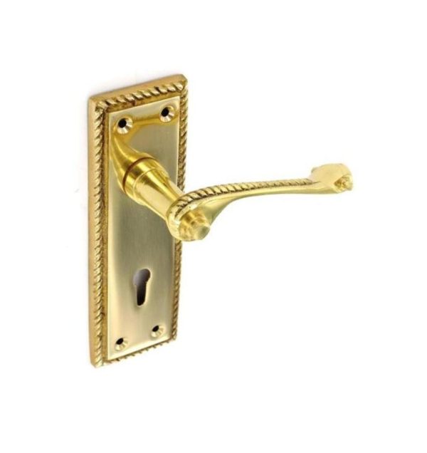 SECURIT S2100 GEORGIAN LOCK HANDLES 150MM PAIR