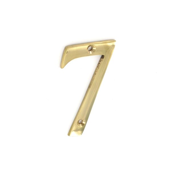 SECURIT S2507 BRASS NUMERAL NO.7 75MM