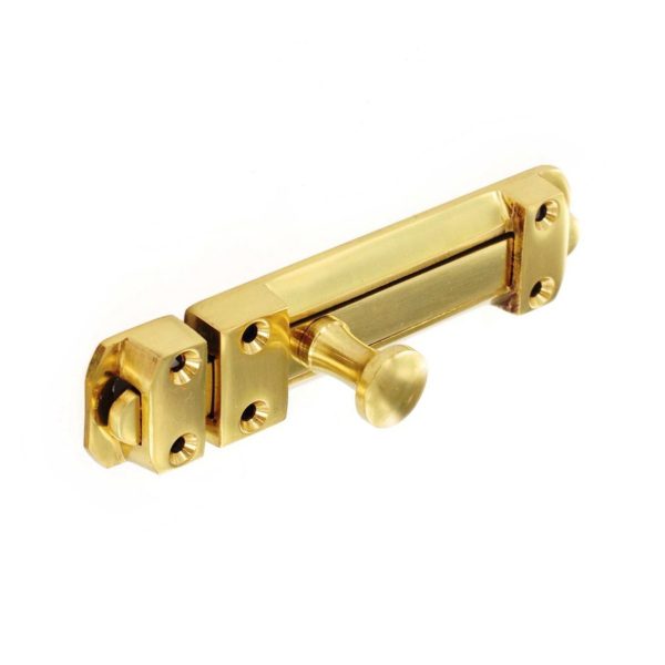 SECURIT S2540 BRASS DOOR BOLT HEAVY 150MM