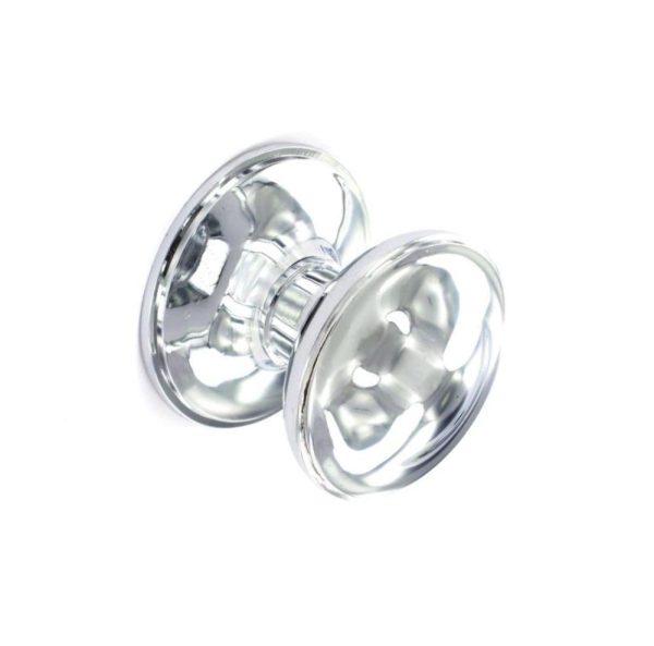 SECURIT S2926 CHROME CENTRE KNOB 75MM