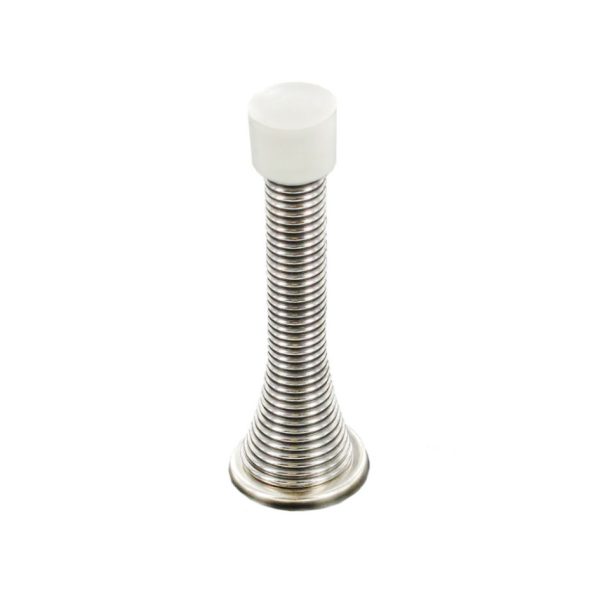 SECURIT S2987 SPRING DOOR STOP CHROME 75MM