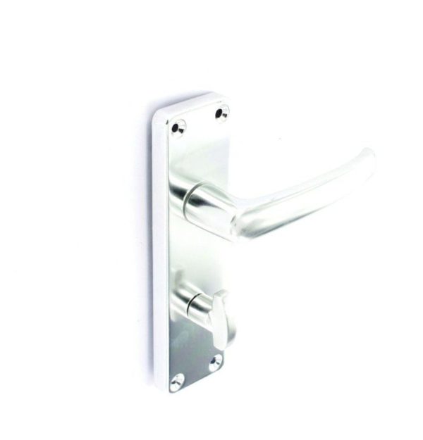 SECURIT S3073 ALUMINIUM BATH HANDLES BRIGHT 150MM PAIR