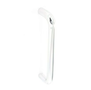 SECURIT S3128 ALUMINIUM REAR FIX ROUND BAR PULL POLISHED HANDLE 230MM