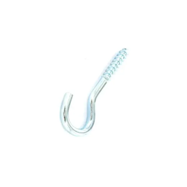 SECURIT S6243 SELF COLOUR REW HOOK ZINC PLATED 80MM X 12 PACK OF 2