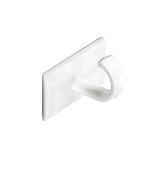 SECURIT S6350 SELF ADHESIVE CUP HOOK WHITE PACK OF 4