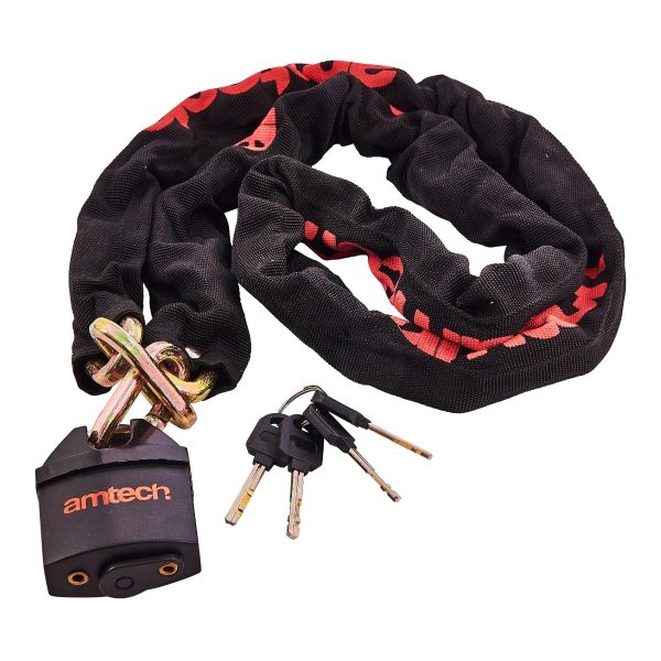 AMTECH SLEEVED CHAIN LOCK - SQUARE LINKS 72 INCH