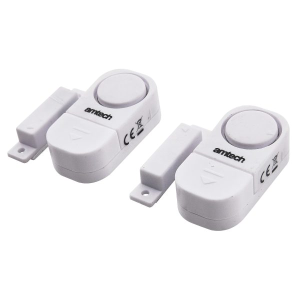 AMTECH DOOR AND WINDOW ENTRY ALARM SET 2/PCS