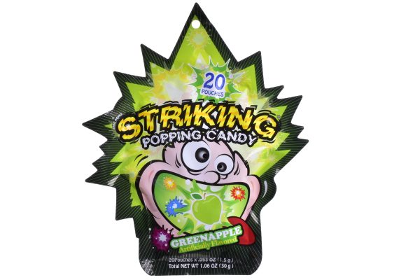 STRIKING POPPING CANDY - APPLE