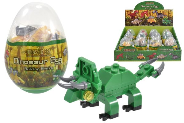 DINOSAUR BRICK FIGURES IN EGG