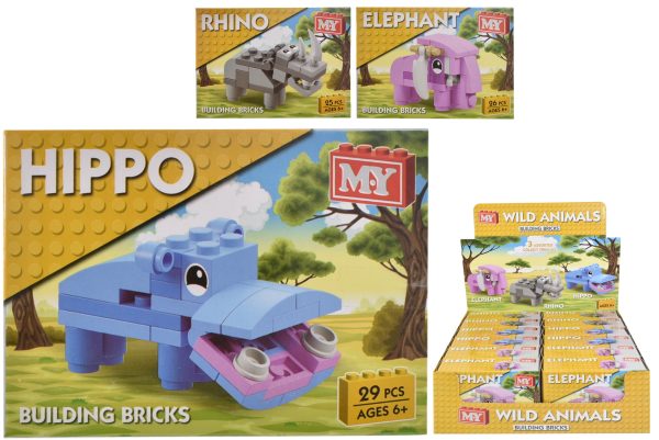 HIPPO RHINO & ELEPHANT BRICK SETS