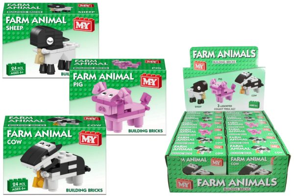 MY FARM ANIMAL BRICK SET - 1 PC