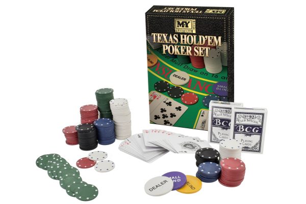 MY TEXAS HOLD'EM POKER & BLACKJACK SET